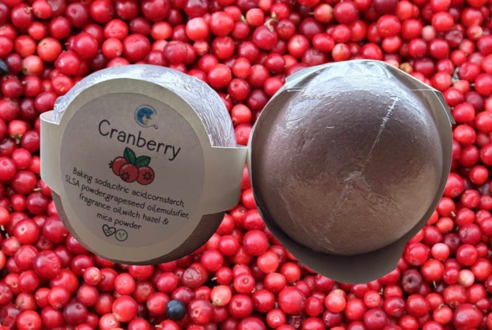 Cranberry Bath Bomb