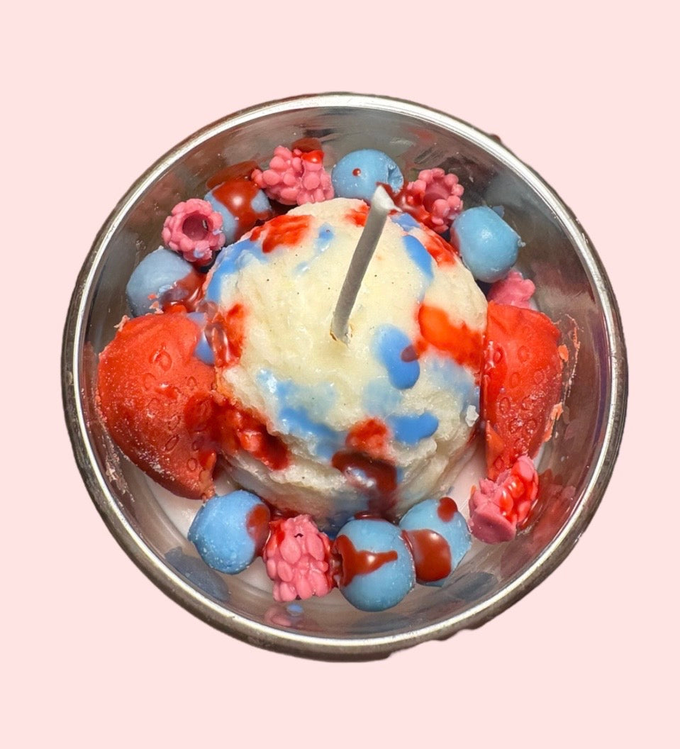 Berries N’ Cream Soy Wax Candle