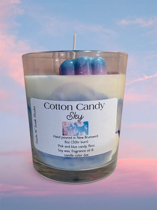 Cotton Candy Sky Soy Wax Candle
