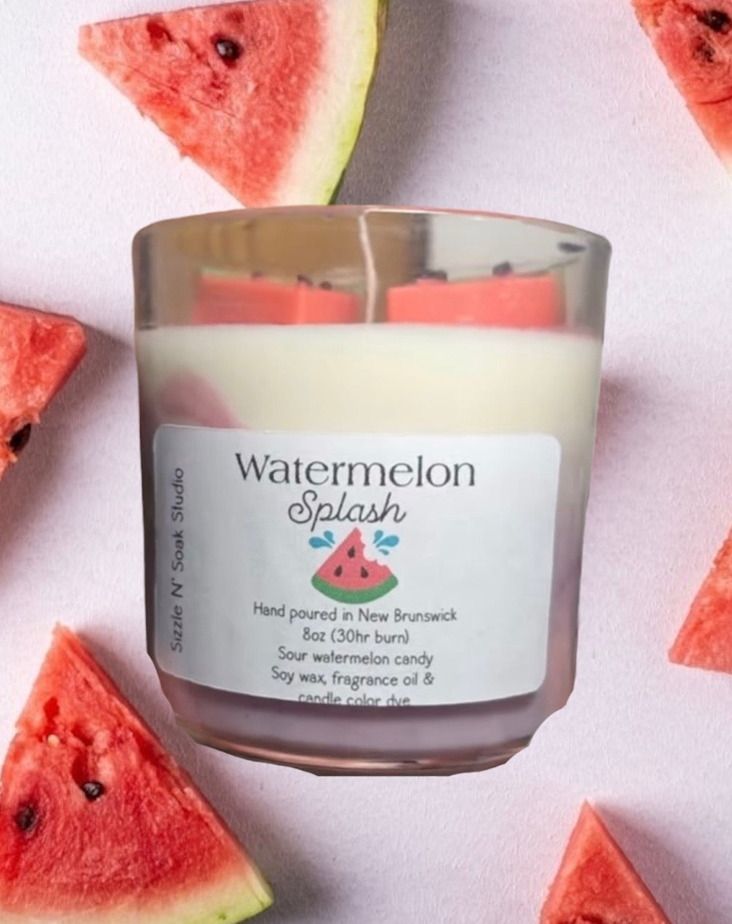 Watermelon Splash Soy Wax Candle
