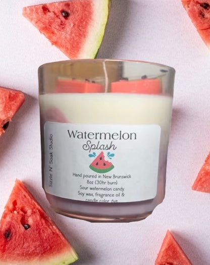 Watermelon Splash Soy Wax Candle