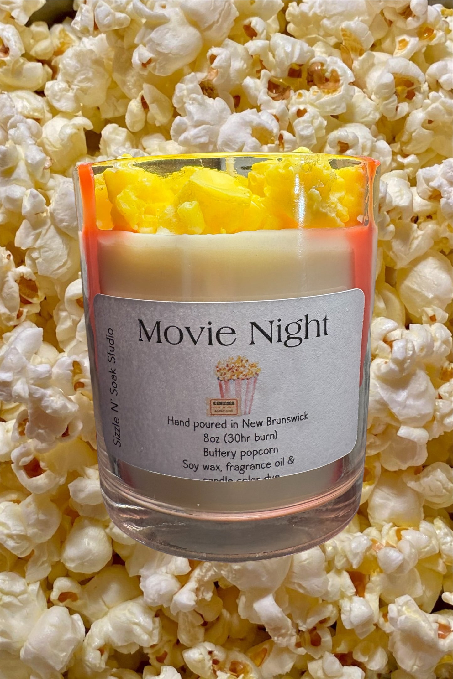 Movie Night Soy Wax Candle