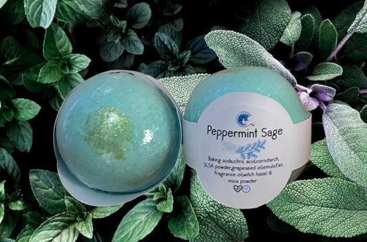 Peppermint Sage Bath Bomb