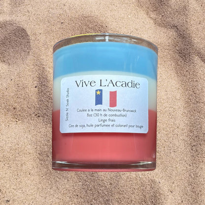 Vive L’Acadie Soy Wax Candle