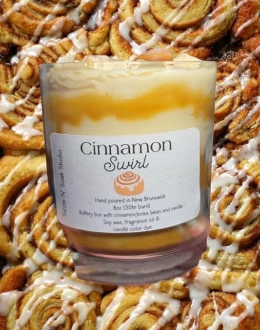 Cinnamon Swirl Soy Wax Candle