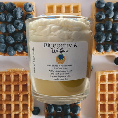 Blueberry & Waffles Soy Wax Candle