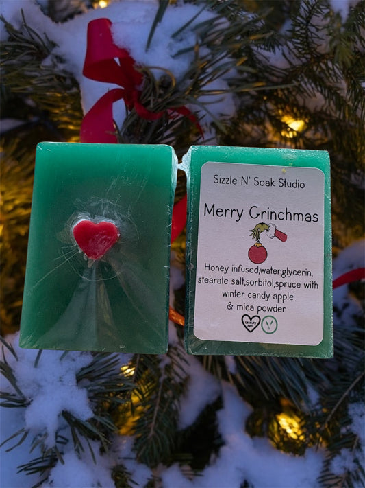 Merry Grinchmas Soap Bar