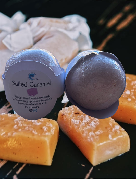 Salted Caramel Bath Bomb