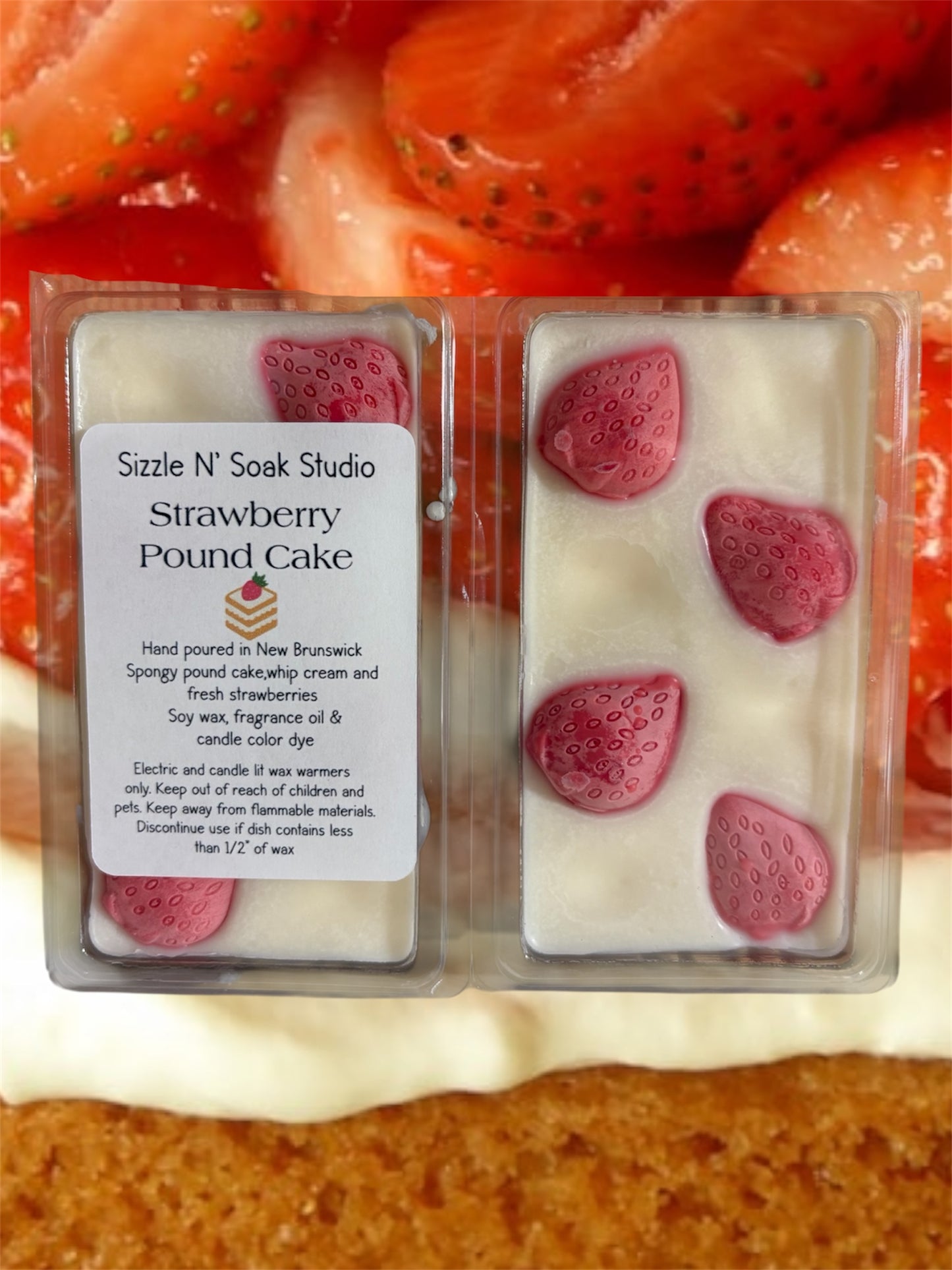 Strawberry Pound Cake Soy Wax Melts