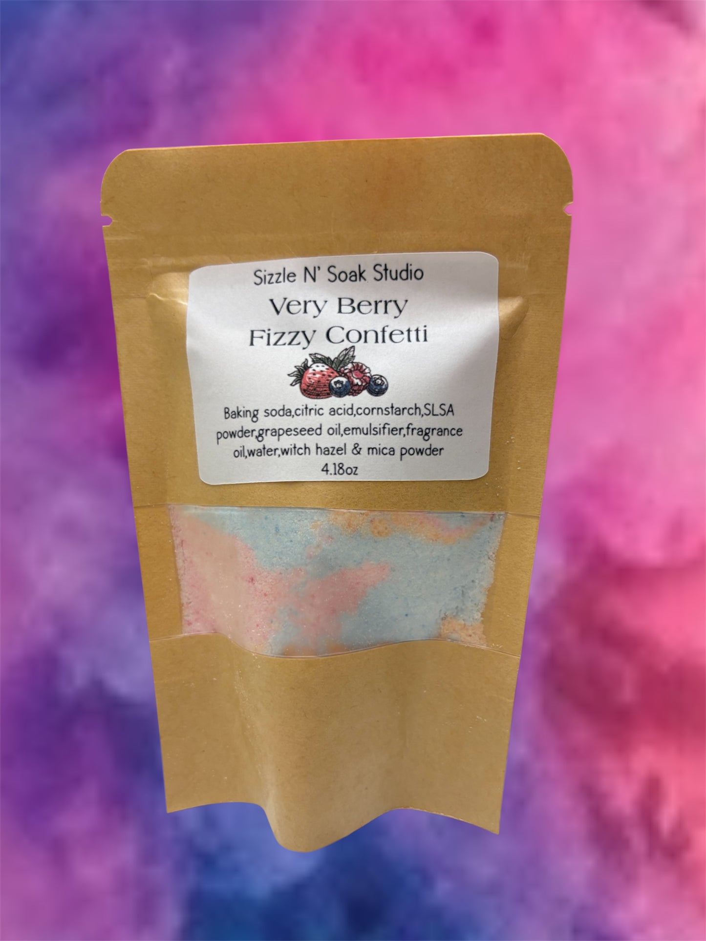 Very Berry Fizzy Confetti