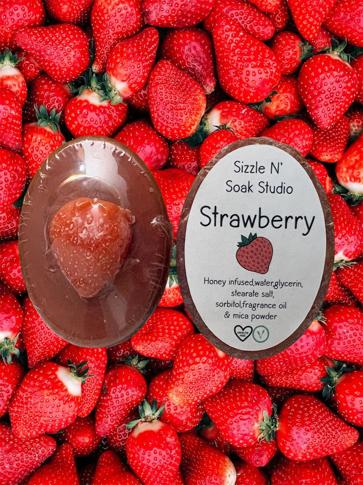 Strawberry Soap Bar